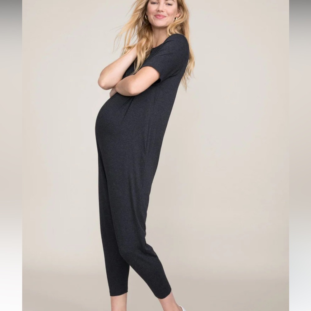 Hatch Walkabout Women's Charcoal Jumpsuit / M